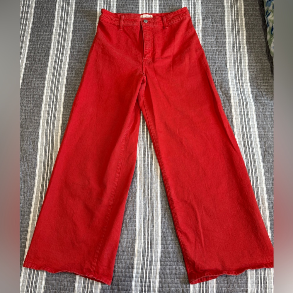 Universal Thread Red Sailor Wide-Leg Pants